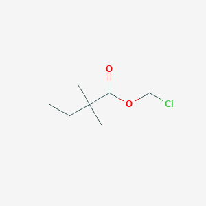 molecular formula C7H13ClO2 B1659698 Chloromethyl 2,2-dimethylbutanoate CAS No. 67317-61-7