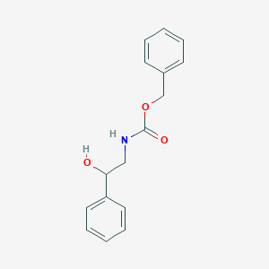 molecular formula C16H17NO3 B1659699 Benzyl (2-hydroxy-2-phenylethyl)carbamate CAS No. 67341-08-6