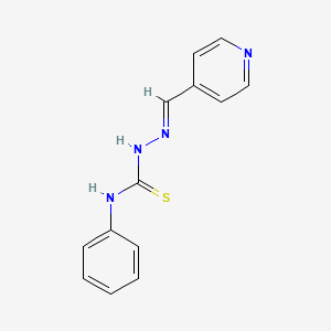 1-phenyl-3-[(E)-pyridin-4-ylmethylideneamino]thiourea