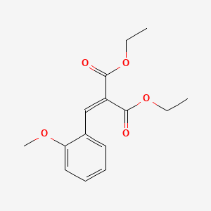 molecular formula C15H18O5 B1659741 Diethyl 2-(2-methoxybenzylidene)malonate CAS No. 6768-22-5