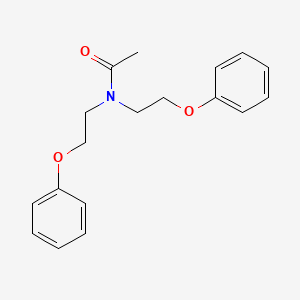 molecular formula C18H21NO3 B1659747 N,N-bis(2-phenoxyethyl)acetamide CAS No. 67710-16-1