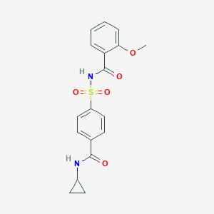 molecular formula C18H18N2O5S B165978 环己硫酰胺 CAS No. 221667-31-8