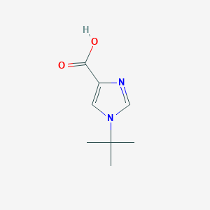 molecular formula C8H12N2O2 B1659799 1-tert-Butyl-1H-imidazole-4-carboxylic acid CAS No. 681484-74-2