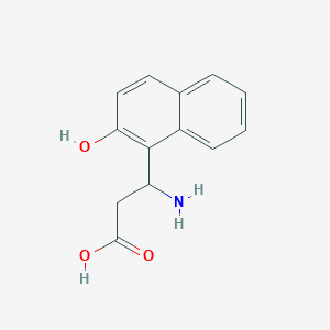 3-Amino-3-(2-hydroxynaphthalen-1-YL)propanoic acid