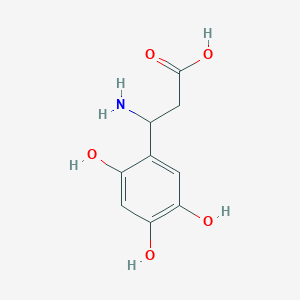 3-Amino-3-(2,4,5-trihydroxyphenyl)propanoic acid