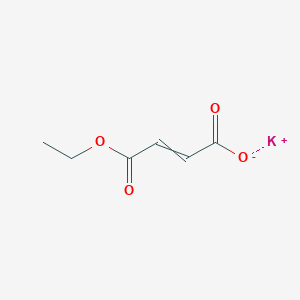molecular formula C6H7KO4 B1659842 Potassium;4-ethoxy-4-oxobut-2-enoate CAS No. 68375-84-8