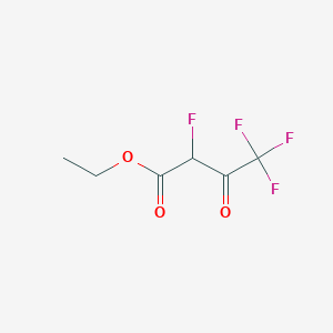 molecular formula C6H6F4O3 B1659855 Ethyl 2,4,4,4-tetrafluoro-3-oxobutanoate CAS No. 685-69-8