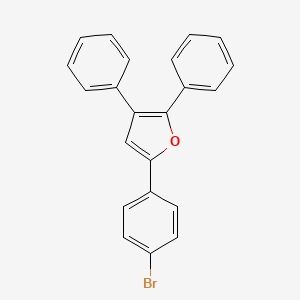 molecular formula C22H15BrO B1659870 5-(4-Bromophenyl)-2,3-diphenylfuran CAS No. 68630-12-6