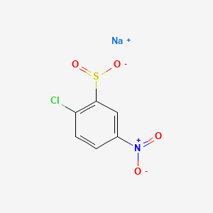 molecular formula C6H3ClNNaO4S B1659878 苯磺酸，2-氯-5-硝基，钠盐 CAS No. 68683-43-2