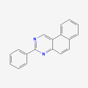 molecular formula C18H12N2 B1659879 3-Phenylbenzo[f]quinazoline CAS No. 68725-87-1