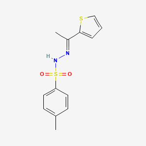 molecular formula C13H14N2O2S2 B1659880 4-Methyl-N'-(1-(2-thienyl)ethylidene)benzenesulfonohydrazide CAS No. 68728-03-0