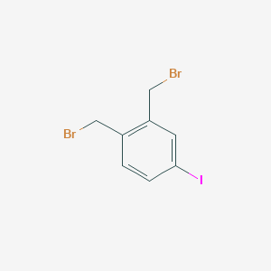 molecular formula C8H7Br2I B1659888 1,2-Bis(bromomethyl)-4-iodobenzene CAS No. 689260-54-6