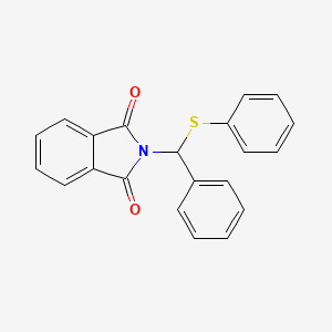 2-[Phenyl(phenylsulfanyl)methyl]-1H-isoindole-1,3(2H)-dione