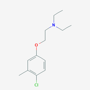 molecular formula C13H20ClNO B1659906 2-(4-Chloro-3-methylphenoxy)-N,N-diethylethan-1-amine CAS No. 69217-28-3