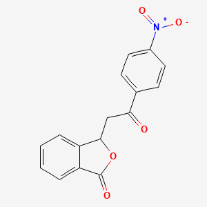 B1659913 3-(4-Nitrophenacyl)Phthalide CAS No. 69322-20-9