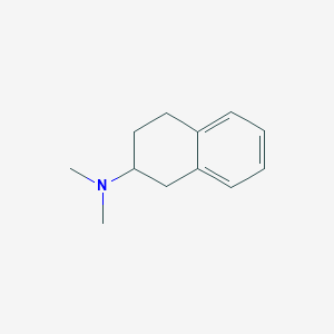 molecular formula C12H17N B1659926 n,n-Dimethyl-1,2,3,4-tetrahydronaphthalen-2-amine CAS No. 6945-44-4