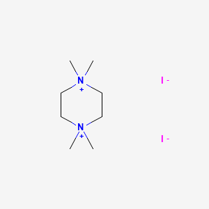 molecular formula C8H20I2N2 B1659937 Tetramethylpiperazinium diiodide CAS No. 6952-20-1