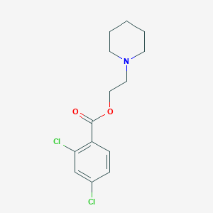 molecular formula C14H17Cl2NO2 B1659944 2,4-Dichloro-benzoic acid 2-piperidin-1-yl-ethyl ester CAS No. 6955-20-0