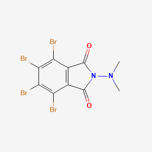 molecular formula C10H6Br4N2O2 B1659948 4,5,6,7-Tetrabromo-2-(dimethylamino)isoindole-1,3-dione CAS No. 6958-63-0