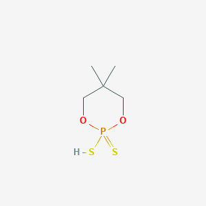 B1659957 1,3,2-Dioxaphosphorinane, 2-mercapto-5,5-dimethyl-, 2-sulfide CAS No. 697-45-0