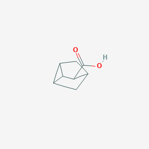 molecular formula C8H10O2 B1659958 Tricyclo[2.2.1.02,6]heptane-3-carboxylic acid CAS No. 697-56-3