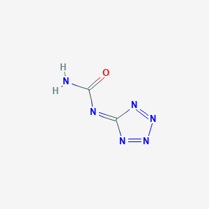 molecular formula C2H2N6O B1659965 Tetrazol-5-ylideneurea CAS No. 6973-21-3