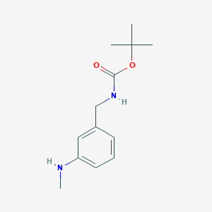 molecular formula C13H20N2O2 B1659967 Tert-butyl 3-(methylamino)benzylcarbamate CAS No. 697306-52-8