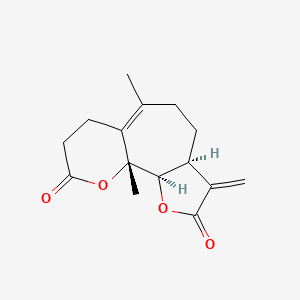 molecular formula C15H18O4 B1659980 Psilostachyin B CAS No. 6995-02-4