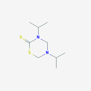 molecular formula C9H18N2S2 B1659981 3,5-Diisopropyl-1,3,5-thiadiazinane-2-thione CAS No. 6996-10-7