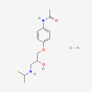 molecular formula C14H23ClN2O3 B1659982 Practolol hydrochloride CAS No. 6996-43-6