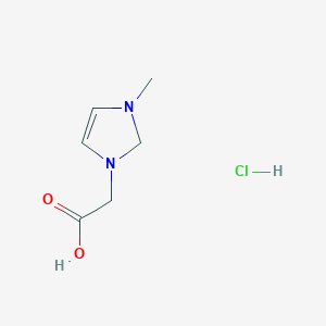 B1659990 1-(Carboxymethyl)-3-methyl-2,3-dihydro-1H-imidazol-1-ium chloride CAS No. 700370-07-6