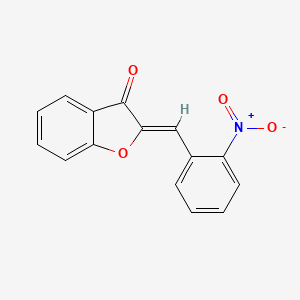 molecular formula C15H9NO4 B1659995 2-((2-Nitrophenyl)methylene)-3(2H)-benzofuranone CAS No. 70170-88-6