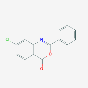 molecular formula C14H8ClNO2 B1660000 7-Chloro-2-phenyl-4h-3,1-benzoxazin-4-one CAS No. 7033-52-5