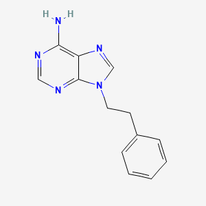 molecular formula C13H13N5 B1660012 9-Phenethyladenine CAS No. 7051-86-7