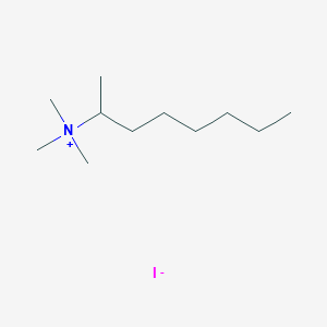 molecular formula C11H26IN B1660048 (1-Methylheptyl)trimethylammonium iodide CAS No. 70996-13-3