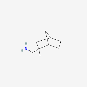 molecular formula C9H17N B1660054 2-Methyl-2-norbornanemethylamine CAS No. 7106-00-5