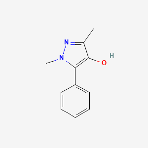 molecular formula C11H12N2O B1660065 1,3-二甲基-5-苯基-1H-吡唑-4-醇 CAS No. 71292-44-9