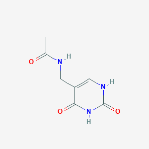 5-(acetylamino-methyl)-1H-pyrimidine-2,4-dione