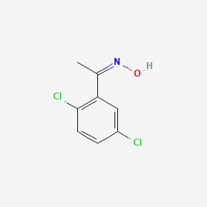 molecular formula C8H7Cl2NO B1660092 N-[(1Z)-1-(2,5-Dichlorophenyl)ethylidene]hydroxylamine CAS No. 71516-69-3