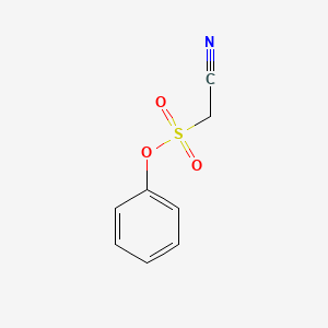 molecular formula C8H7NO3S B1660093 phenyl cyanomethanesulfonate CAS No. 71517-72-1