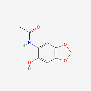 N-(6-Hydroxybenzo[1,3]dioxol-5-YL)acetamide