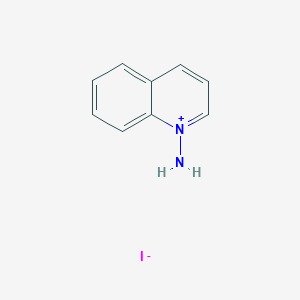 molecular formula C9H9IN2 B1660110 1-Aminoquinolin-1-ium iodide CAS No. 7170-16-3