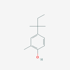 molecular formula C12H18O B1660113 2-Méthyl-4-(2-méthylbutan-2-yl)phénol CAS No. 71745-63-6