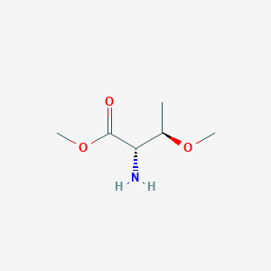 molecular formula C6H13NO3 B1660117 Methyl (2S,3R)-2-amino-3-methoxybutanoate CAS No. 71776-72-2