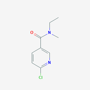 6-chloro-N-ethyl-N-methylpyridine-3-carboxamide