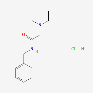 Acetamide, N-benzyl-2-(diethylamino)-, hydrochloride