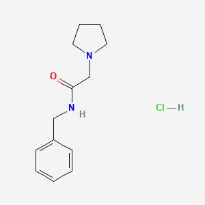 N-Benzyl-2-(1-pyrrolidinyl)acetamide hydrochloride