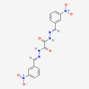 N'(1),N'(2)-Bis(3-(hydroxy(oxido)amino)benzylidene)ethanedihydrazide