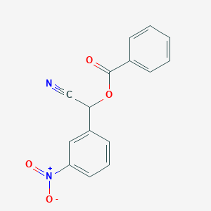 Cyano(3-nitrophenyl)methyl benzoate