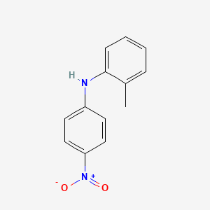 molecular formula C13H12N2O2 B1660168 Benzenamine, 2-methyl-N-(4-nitrophenyl)- CAS No. 726-10-3